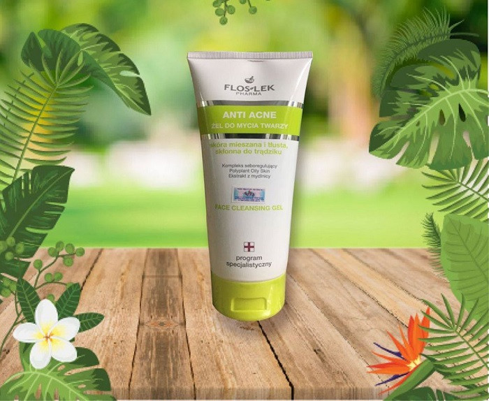 Sữa rửa mặt Floslek Anti Acne Face Cleansing cho da dầu mụn