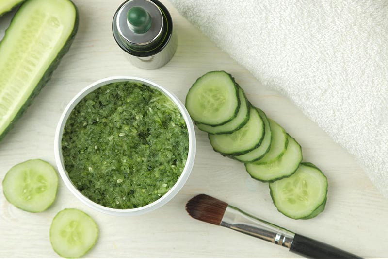 Dưa leo giúp làm dịu da, giảm sưng tấy và cung cấp độ ẩm cho làn da cháy nắng