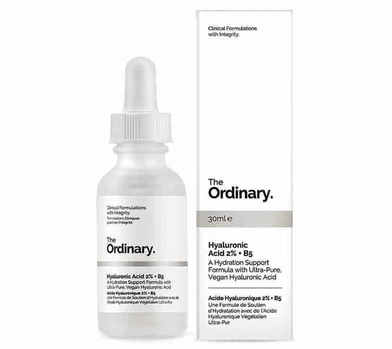 Chai serum The Ordinary Hyaluronic Acid 2% + B5 với ống nhỏ giọt, chuyên phục hồi và cấp ẩm cho da