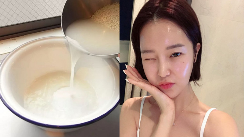 Nước vo gạo để qua đêm một trong những cách làm đẹp da mặt tự nhiên hiệu quả