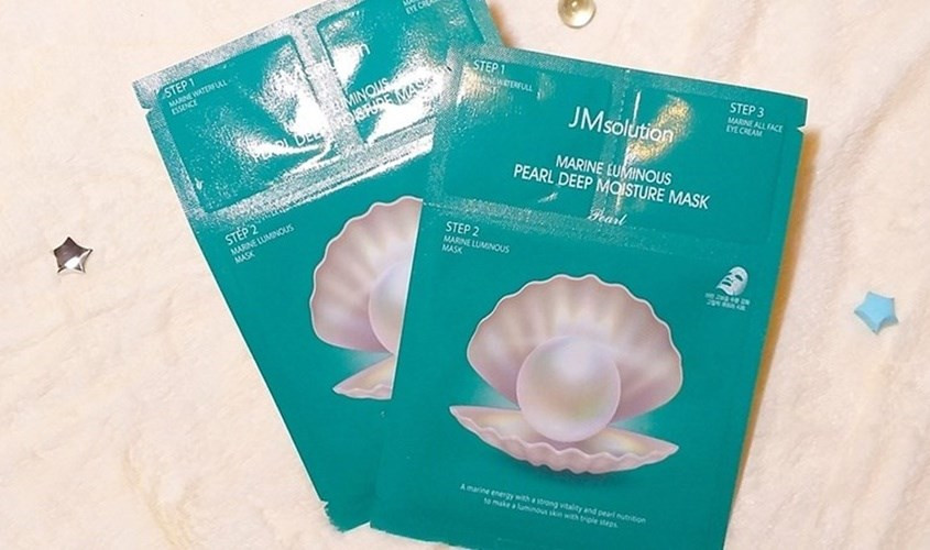 Mặt nạ ngọc trai JMSolution Marine Luminous Pearl Mask dưỡng sáng da.