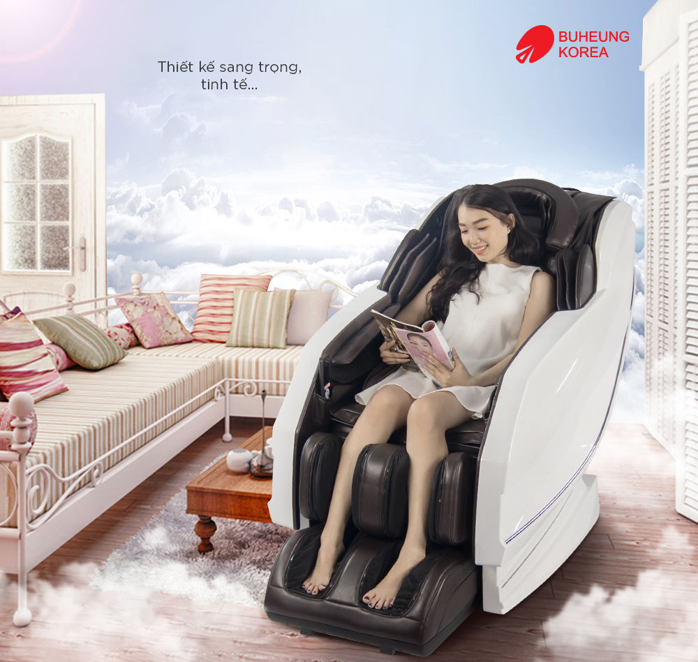 Tổng thể ghế massage trong phòng