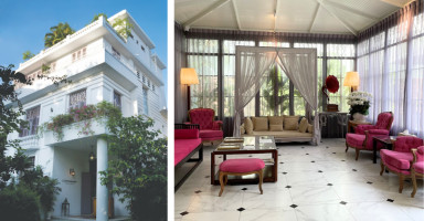 Không gian xanh mát của La Maison de L’Apothiquaire tại 64A Trương Định, Quận 3