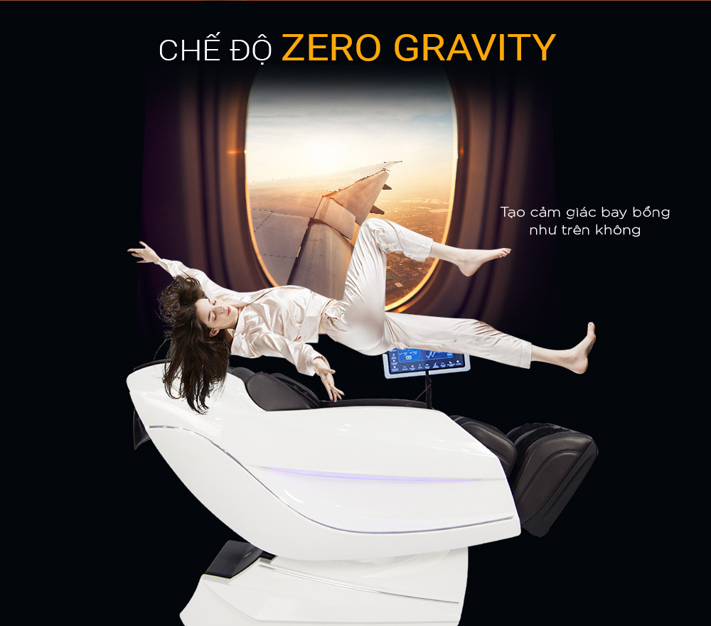 Ghế massage có khả năng trượt sát tường để tiết kiệm không gian