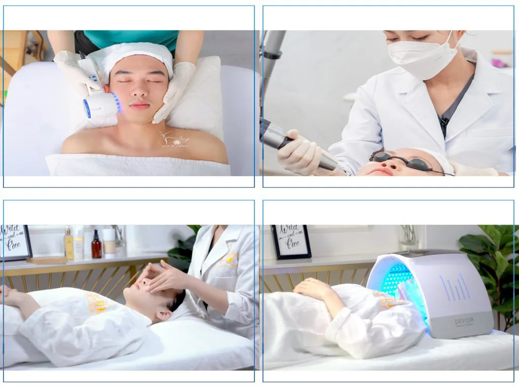 Phòng trị liệu riêng tư được thiết kế cho khách nam tại spa