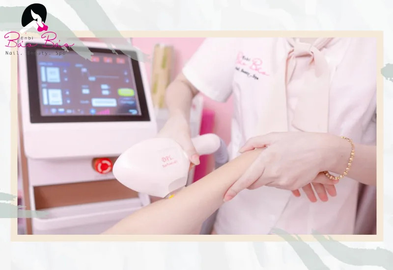 Hình ảnh công nghệ triệt lông DPL tại Enbi Bảo Bảo Spa