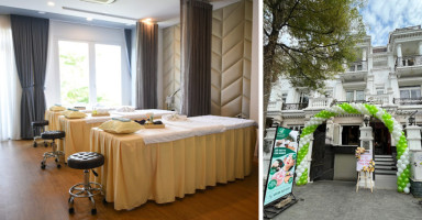 Bamboo Spa với thiết kế sang trọng, nằm trong khu biệt thự cao cấp mang đến trải nghiệm massage trị liệu đẳng cấp