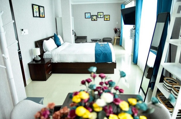 Phòng ngủ rộng rãi tại Nakwon Hotel