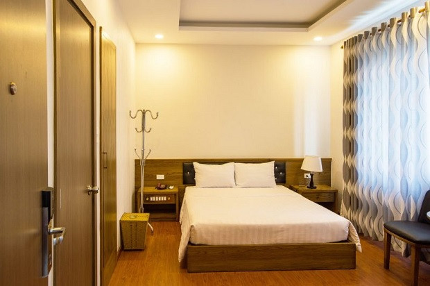Không gian phòng ngủ tại khách sạn Phú Thọ