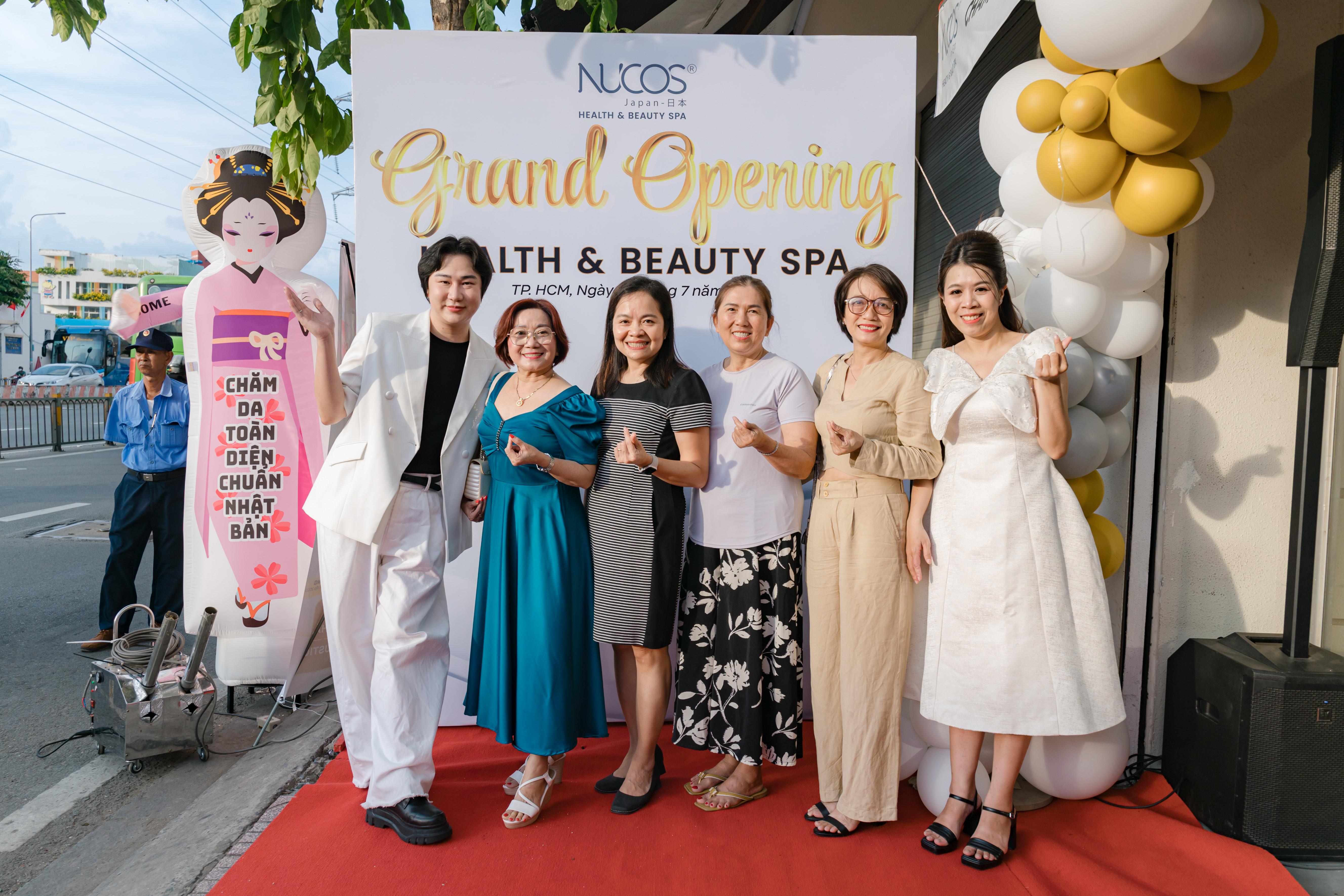 Tổng quan không gian sang trọng và hiện đại của NUCOS Spa 63A Kinh Dương Vương