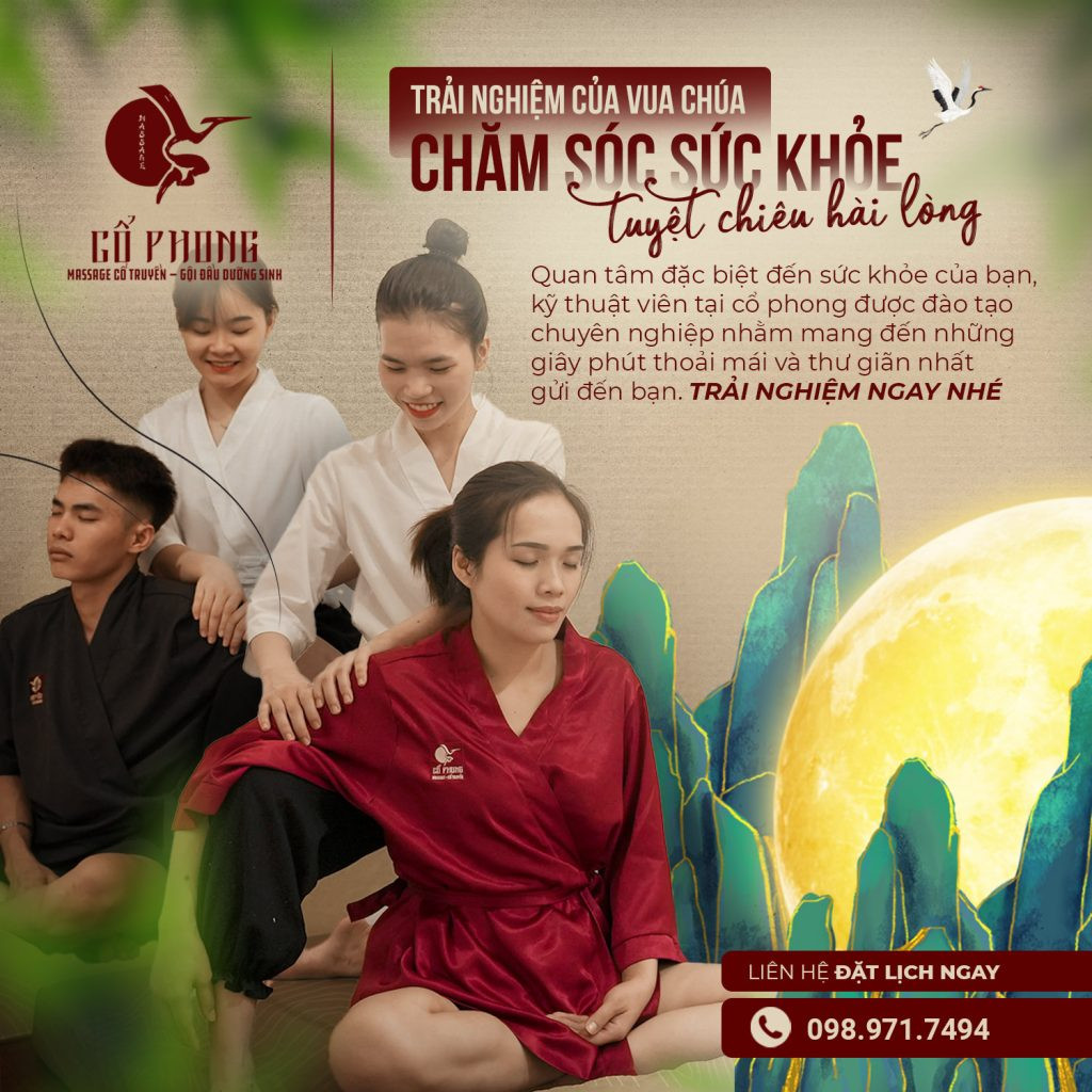 Massage Cổ Phong - Không gian thư giãn mang đậm nét truyền thống