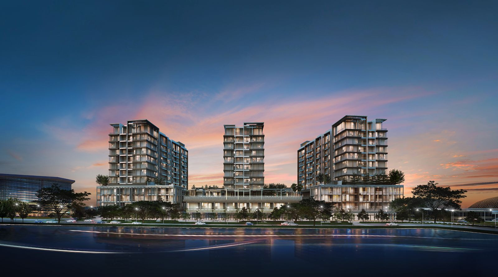 Mặt tiền hiện đại và sang trọng của The Darling Spa