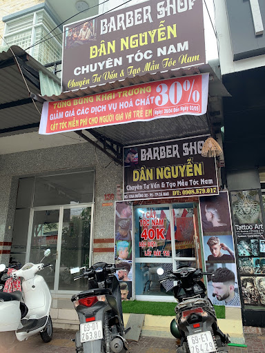 Barber shop Dân Nguyễn - tiệm hớt tóc cà mau
