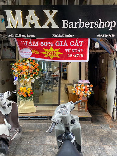 Max Barbershop - tiệm hớt tóc Hoàn Kiếm