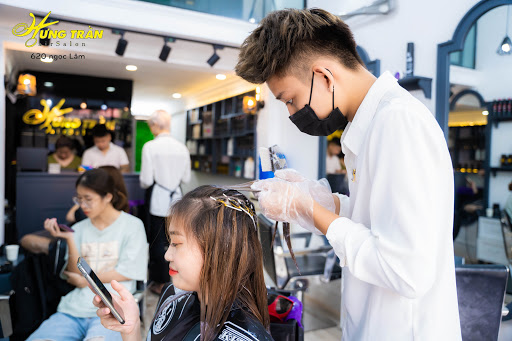 Hair Salon tóc đẹp Hưng Trần - 620 Ngọc Lâm Long Biên - tiệm hớt tóc Long Biên