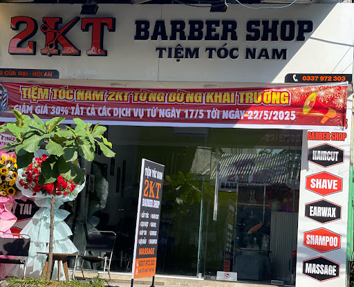 2KT - Men's barber shop - Tiệm Tóc Nam - tiệm hớt tóc quảng nam