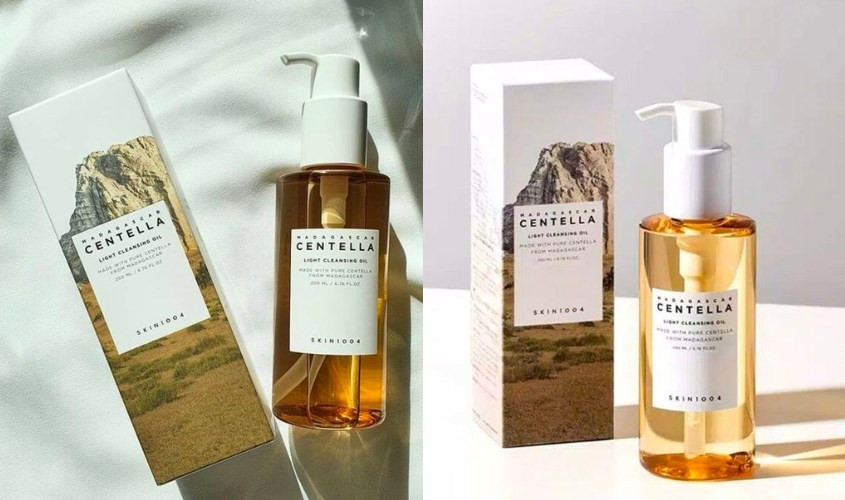 Dầu tẩy trang chiết xuất Rau Má giúp làm sạch sâu mà không gây khô căng