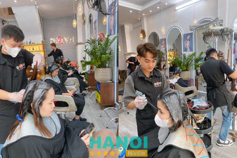 Không gian hiện đại và chuyên nghiệp của NOVA hair Salon ở Phúc Diễn, Bắc Từ Liêm