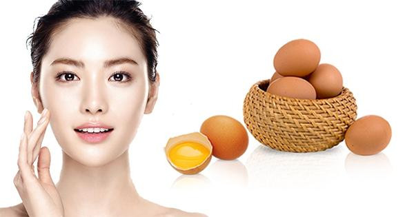 Làm trắng da mặt bằng trứng gà