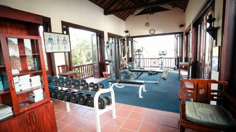 Phòng tập gym hiện đại tại Hoi An Riverside Resort &amp; Spa