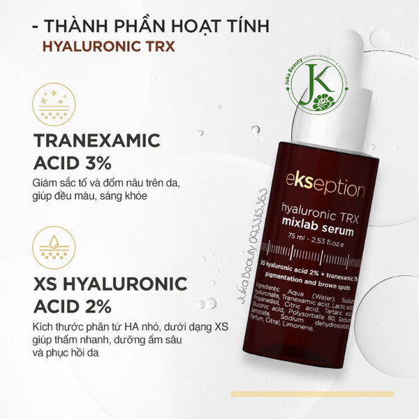 Serum Ekseption phục hồi da nhạy cảm với chiết xuất Tasmannia Lanceolata