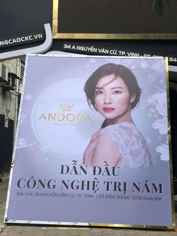 Biển bạt quảng cáo spa đứng sang trọng