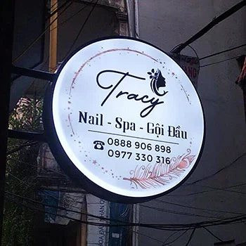 Biển bạt spa hộp đèn