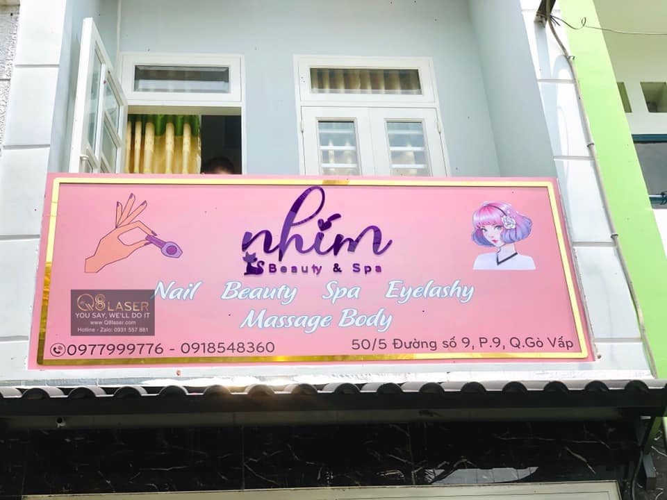 Biển hiệu spa bằng chất liệu bạt đẹp