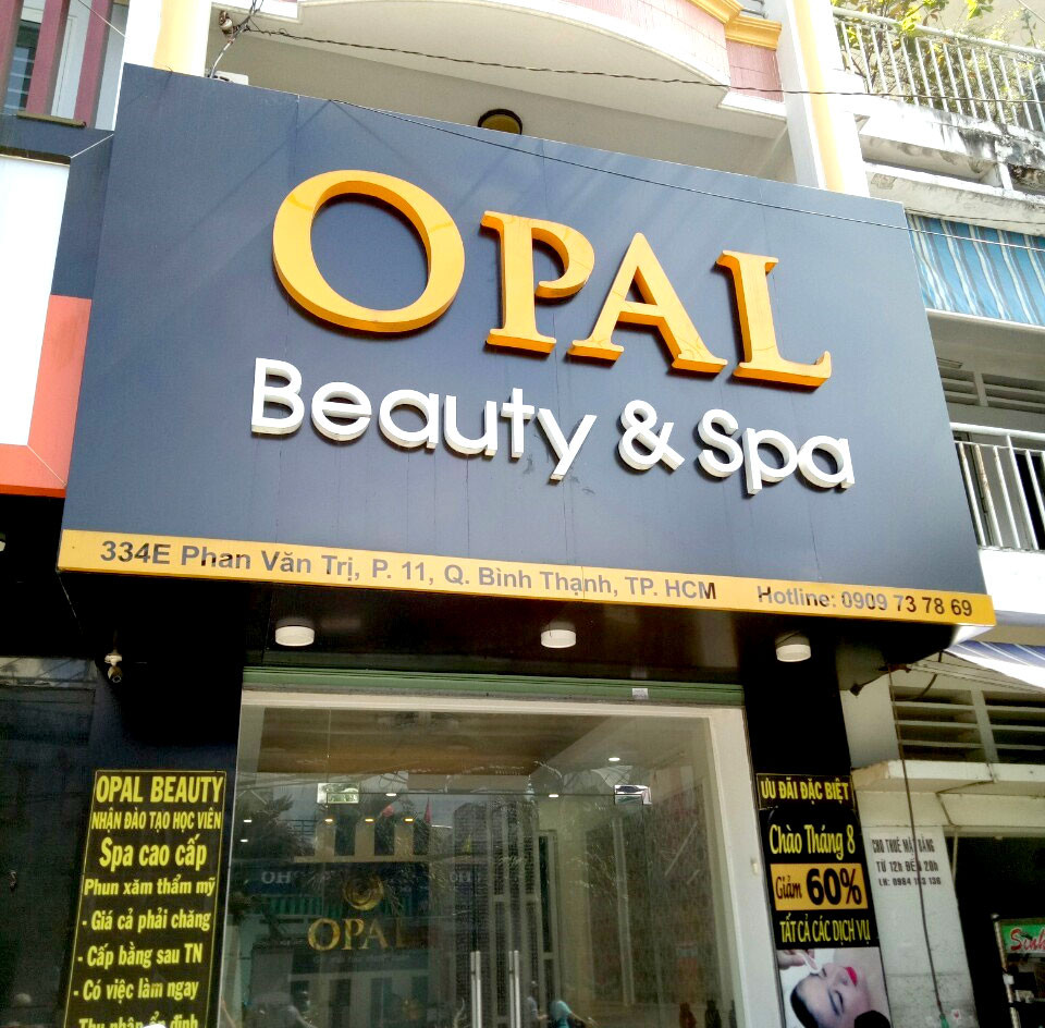 Biển hiệu spa phun xăm thẩm mỹ