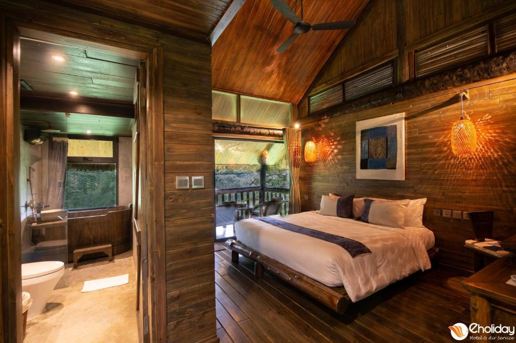 Bungalow Mountain View tại Sapa Jade Hill Resort &amp; Spa với view núi hùng vĩ