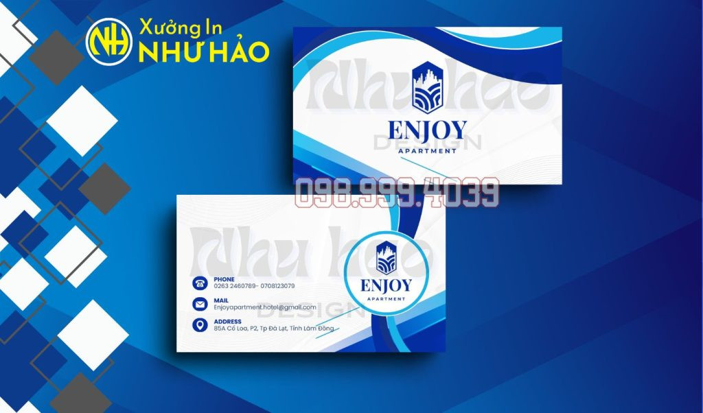 Card visit cho doanh nghiệp và cá nhân với thiết kế hiện đại, tối giản