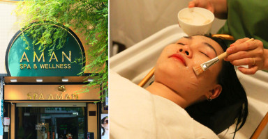 Chăm sóc da mặt tại Aman Spa