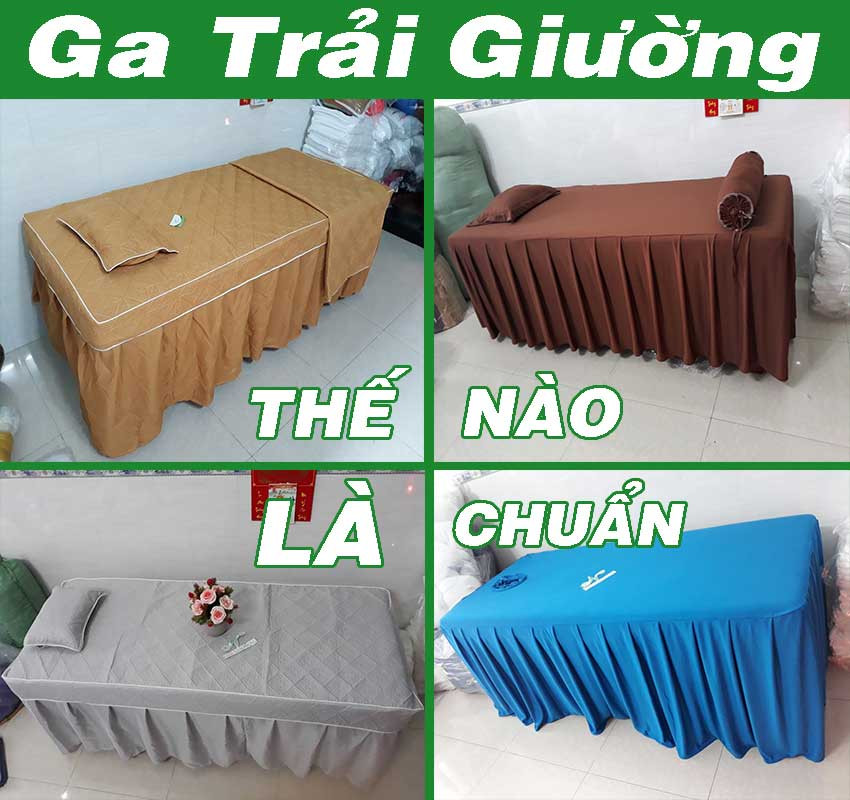 Dra trải giường spa Nam Phong