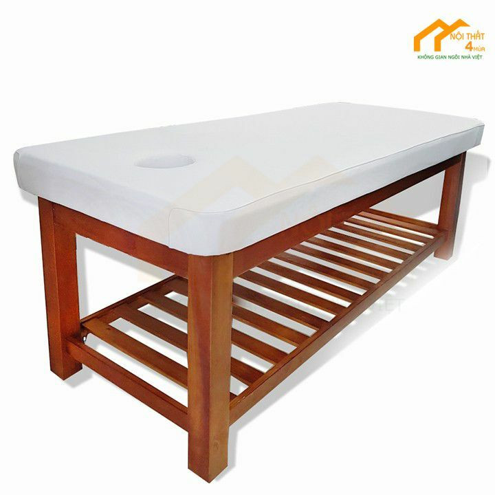 Giường spa gỗ tràm thanh lý giá tốt, bền đẹp cho mọi không gian