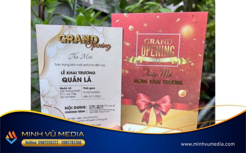 Gửi thư mời khai trương spa trực tiếp tới khách mời