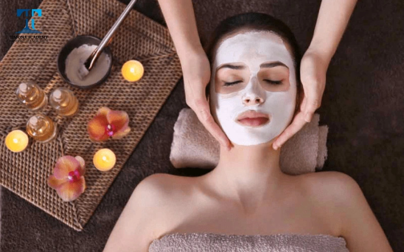 Hình ảnh minh họa các lợi ích của việc chăm sóc da mặt tại spa chuyên nghiệp mang lại cho mẹ bầu, giúp thư giãn và cải thiện làn da.