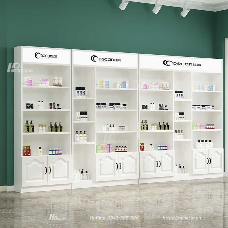 Kệ đựng mỹ phẩm spa cao cấp HPdecor