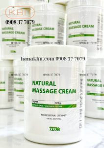 Kem massage Natural chuyên dụng cho spa giúp tăng cường hiệu quả trị liệu da mặt