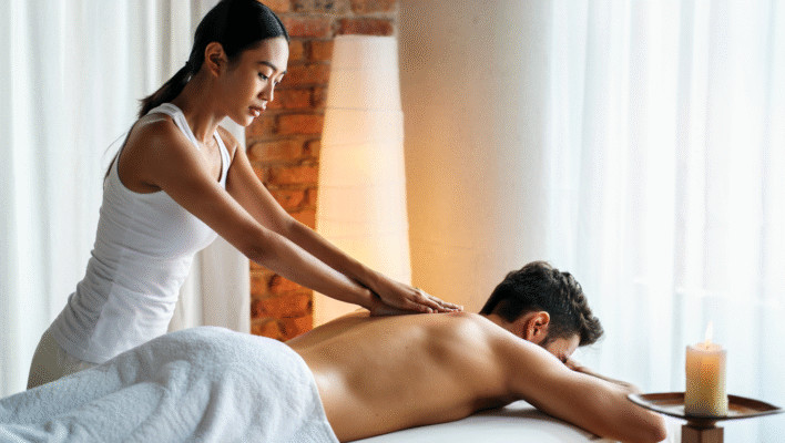 Khách hàng trải nghiệm liệu pháp chăm sóc da mặt tại luxury spa Hồ Chí Minh