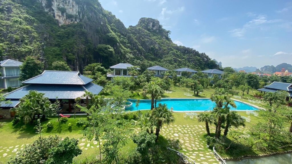 Không gian diễn ra dịch vụ thiền tại Minawa Kenhga Resort &amp; Spa Ninh Bình