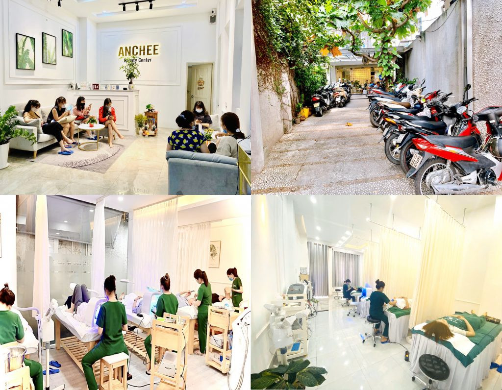 không gian phòng điều trị tại spa chuẩn quốc tế, nơi thực hiện các dịch vụ nặn mụn an toàn và hiệu quả