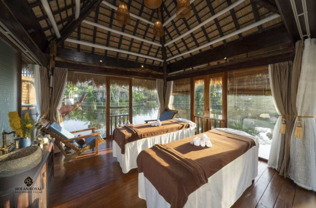 Không gian spa đậm chất thiên nhiên tại Zest Villas &amp; Spa Resort Hoi An, lựa chọn lý tưởng cho các liệu pháp thư giãn ở Hội An