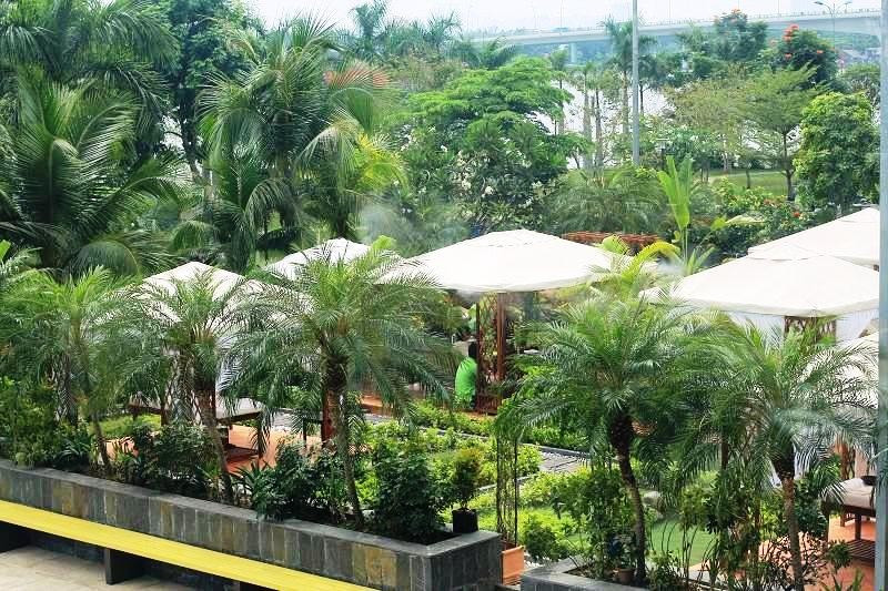 không gian xanh tại Thé Spa