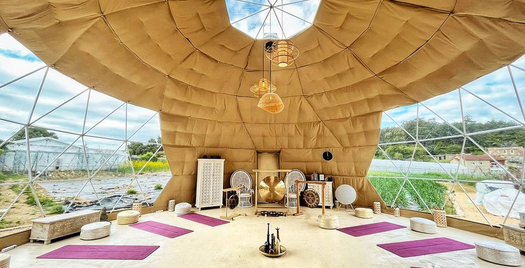 Khu vực spa rộng lớn tại Augusta Eco Wellness Resort ở Galicia