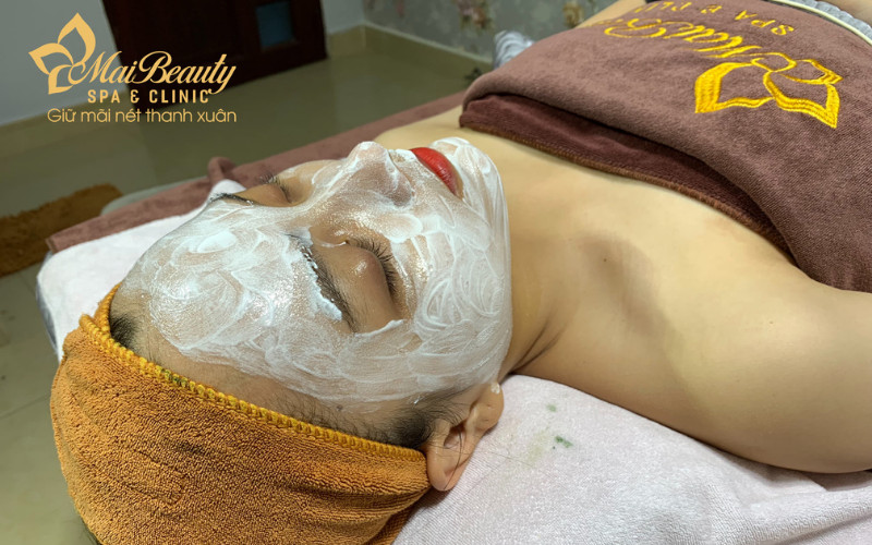 Làn da mịn màng khỏe mạnh sau khi trải nghiệm chăm sóc da tại spa