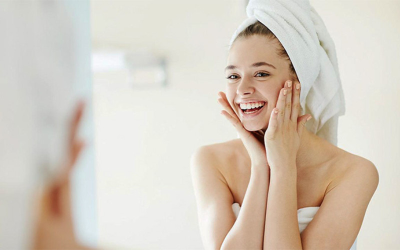 Làn da rạng rỡ sau liệu trình chăm sóc da tại spa