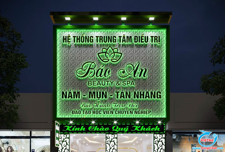 Liên hệ tư vấn thiết kế bảng hiệu spa chuyên nghiệp để nhận báo giá