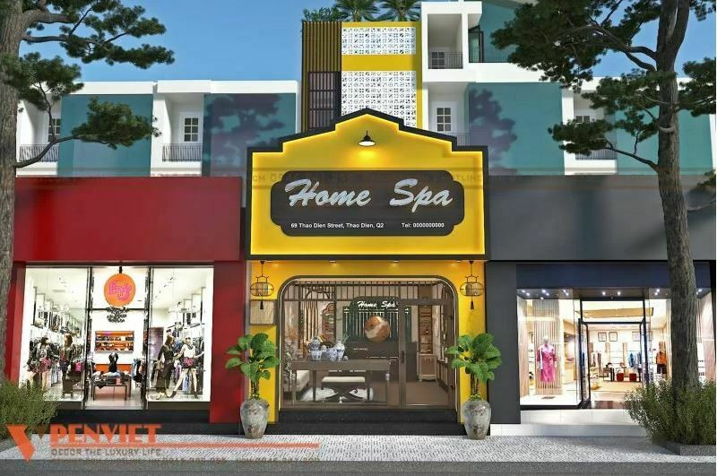 Mẫu biển quảng cáo spa chăm sóc da với thiết kế đẹp, thu hút