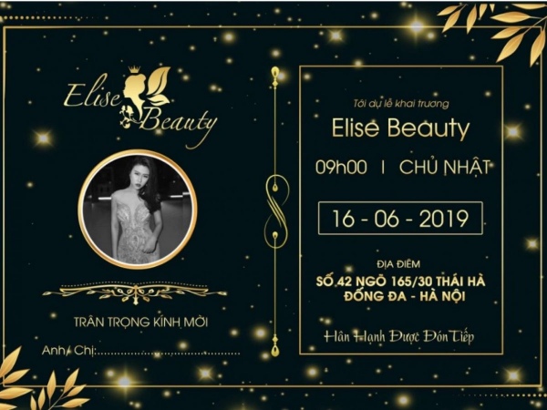 Thiết kế và in ấn thiệp mời khai trương spa chất lượng cao