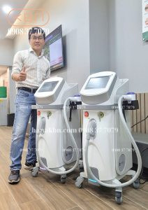 Máy triệt lông spa Diode Aroma Laser từ Hana Kim Bách Nguyên với khả năng trẻ hóa da